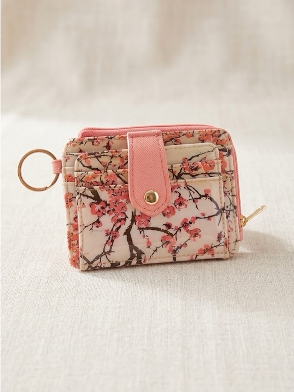 VINTAGE Icing Cherry Blossom Cardholder Wallet Bifold - 2015 Rare Sakura